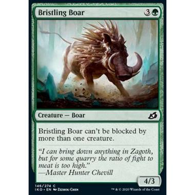Bristling Boar - Cinghiale Irsuto - [IKO] [NM] [Foil]