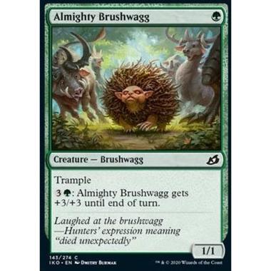 Almighty Brushwagg - Burlarbusto Onnipotente - [IKO] [NM] [Foil]