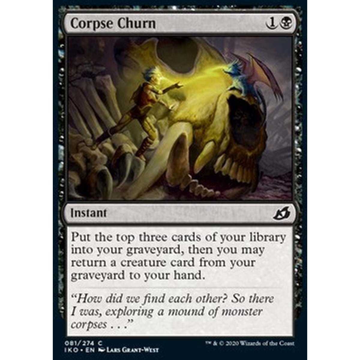 Corpse Churn - Estrazione di Cadaveri - [IKO] [NM] [Foil]
