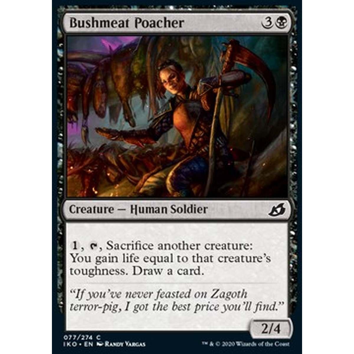 Bushmeat Poacher - Cacciatrice di Frodo di Selvaggina - [IKO] [NM] [Foil]