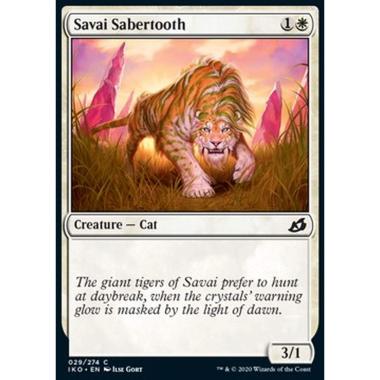 Savai Sabertooth - Denti a Sciabola di Savai - [IKO] [NM] [Foil]