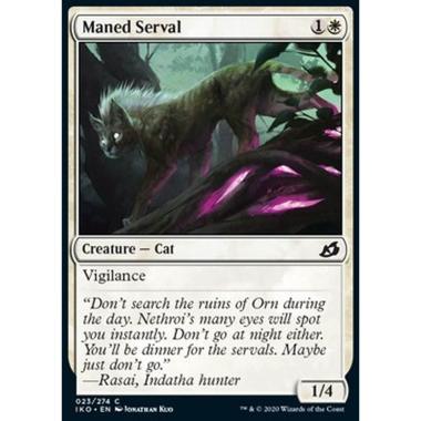 Maned Serval - Servalo dalla Criniera - [IKO] [NM] [Foil]