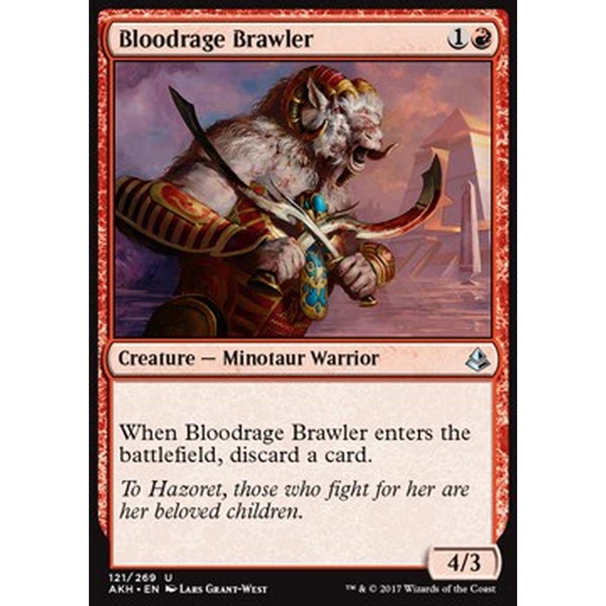 Bloodrage Brawler - Lottatore dell'Ira Sanguinaria - [AKH] [NM]