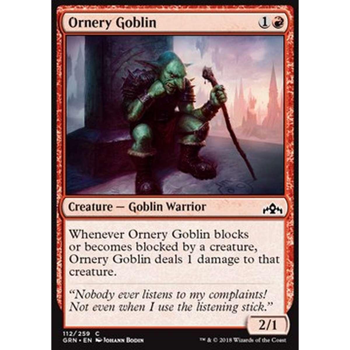 Ornery Goblin - Ornery Goblin - [GRN] [NM] [Foil]