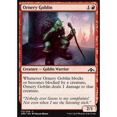 Ornery Goblin - Ornery Goblin - [GRN] [NM] [Foil]