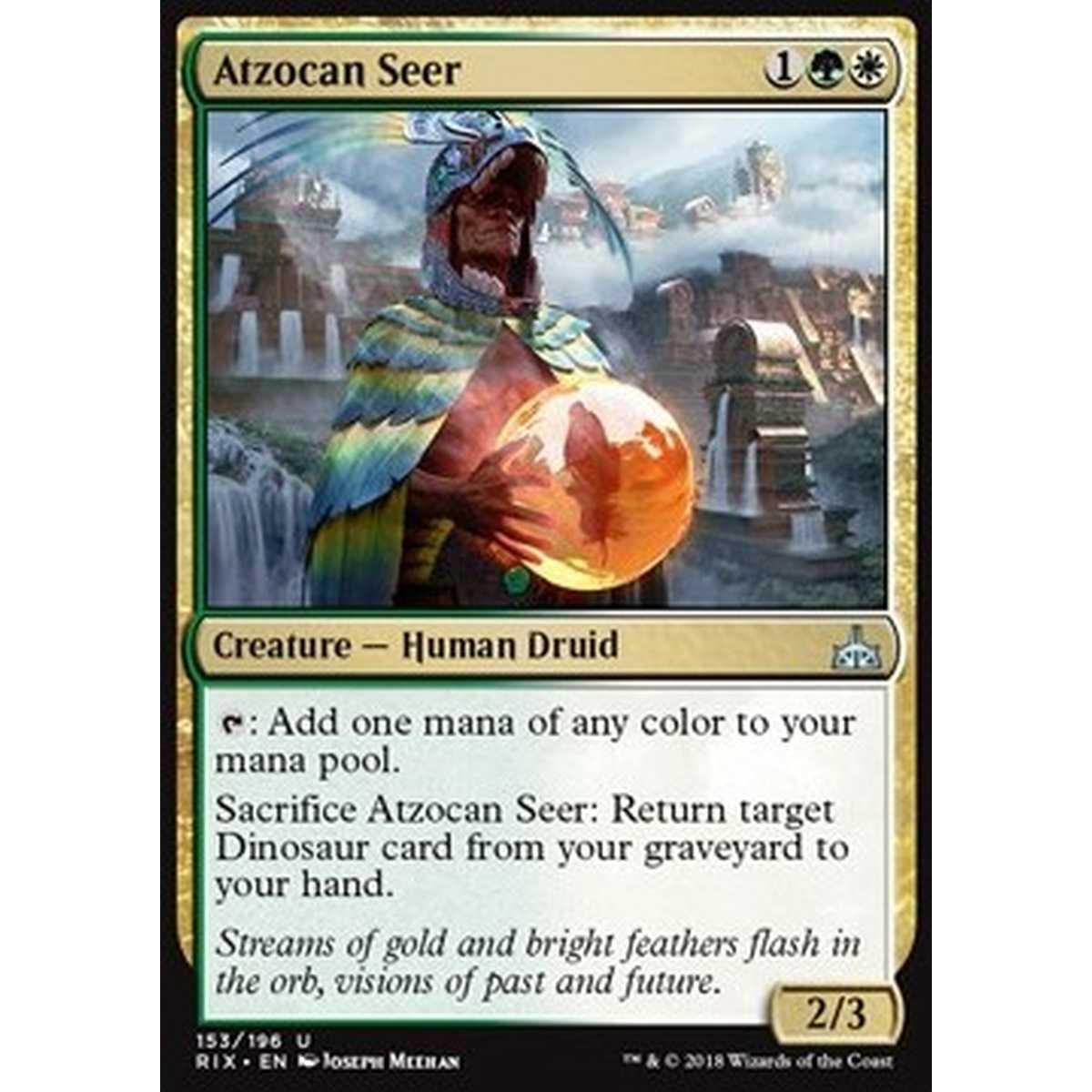 Atzocan Seer - Veggente di Yatzocal - [RIX] [NM]