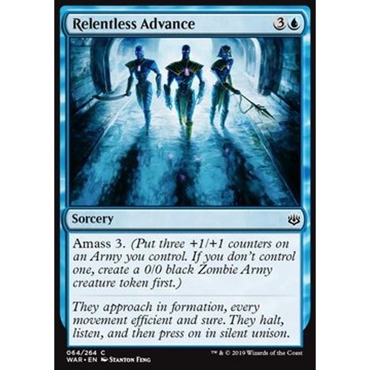 Relentless Advance - Relentless Advance - [WAR] [NM] [Foil]