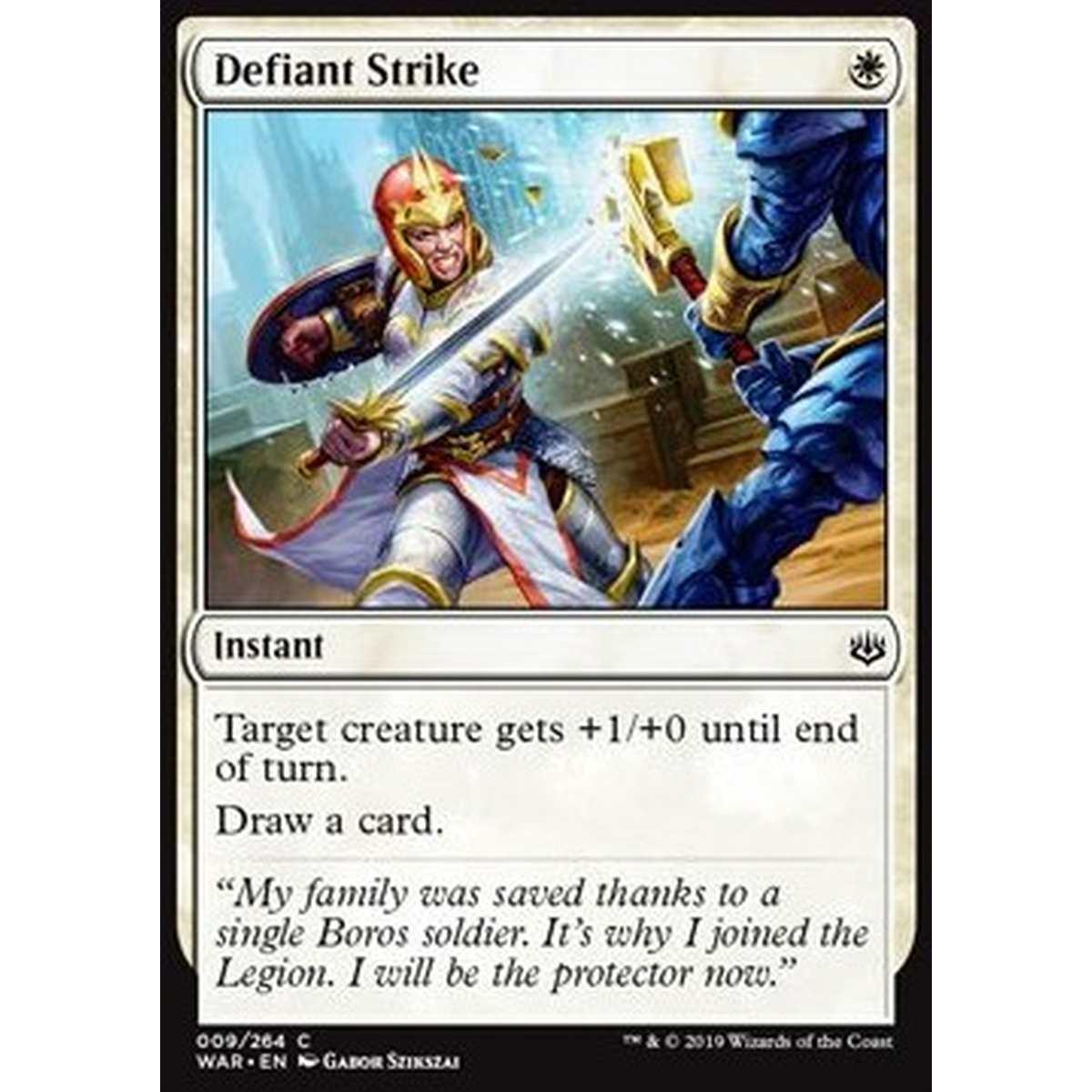 Defiant Strike - Colpo Sprezzante - [WAR] [NM] [Foil]