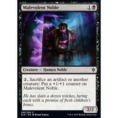 Malevolent Noble - Nobile Malevolo - [ELD] [NM] [Foil]