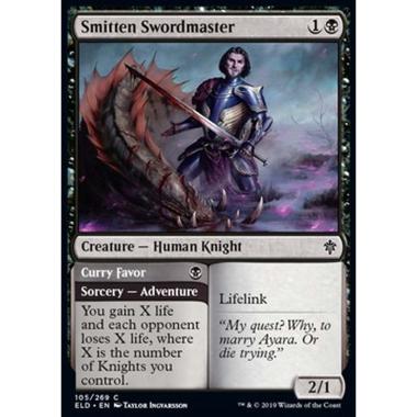 Smitten Swordmaster // Curry Favor - Smitten Swordmaster // Curry Favor - [ELD] [NM] [Foil]