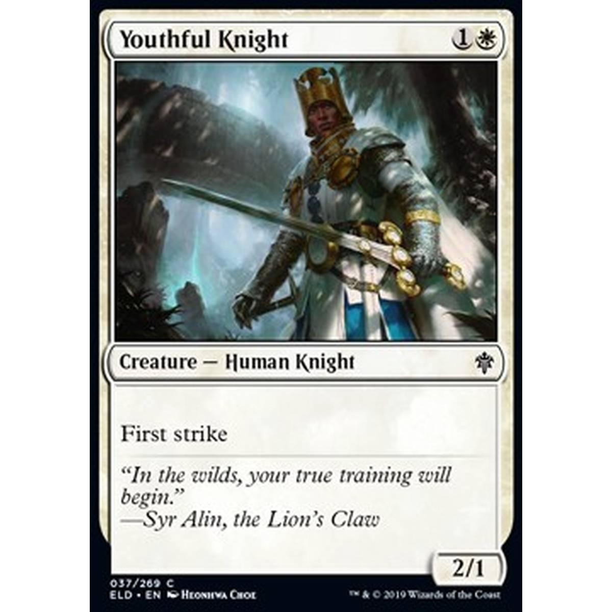 Youthful Knight - Cavaliere Giovane - [ELD] [NM] [Foil]
