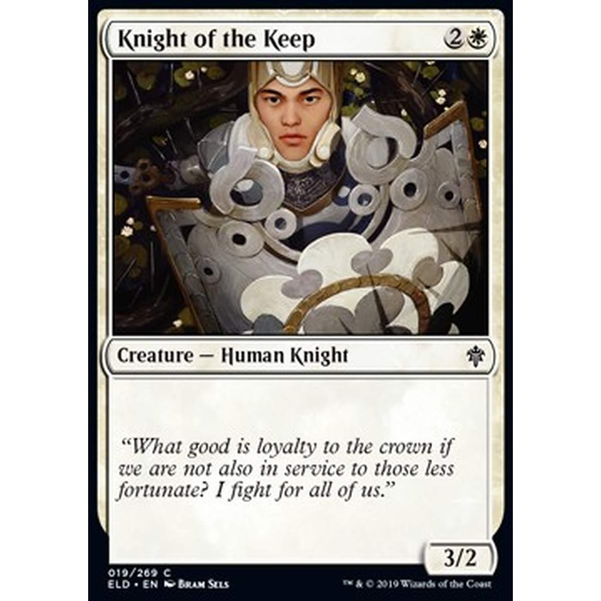 Knight of the Keep - Cavaliere della Fortezza - [ELD] [NM] [Foil]
