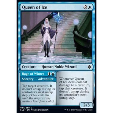 Queen of Ice // Rage of Winter - Regina dei Ghiacci // Furia dell'Inverno - [ELD] [NM] [Foil]
