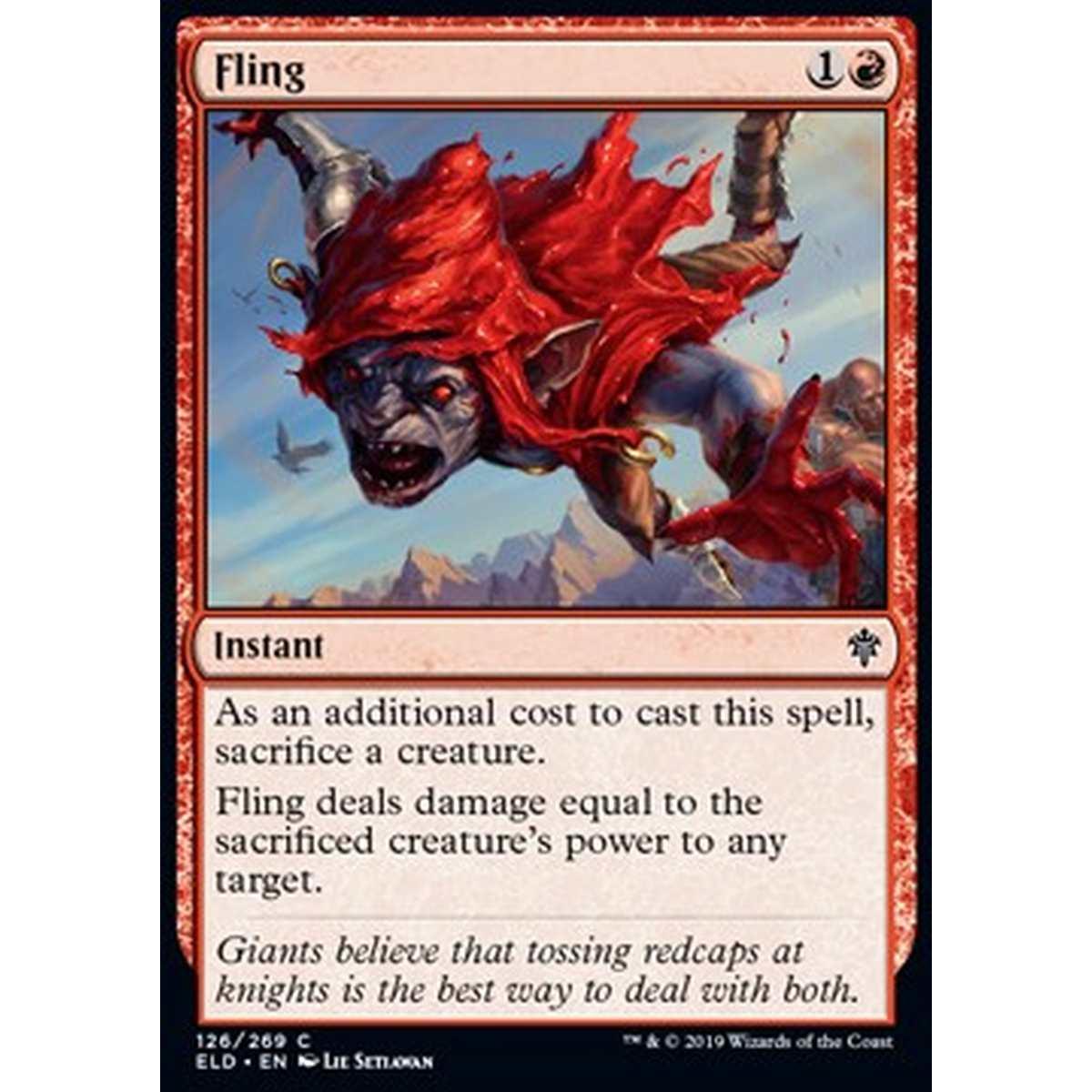Fling - Scagliare - [ELD] [NM] [Foil]