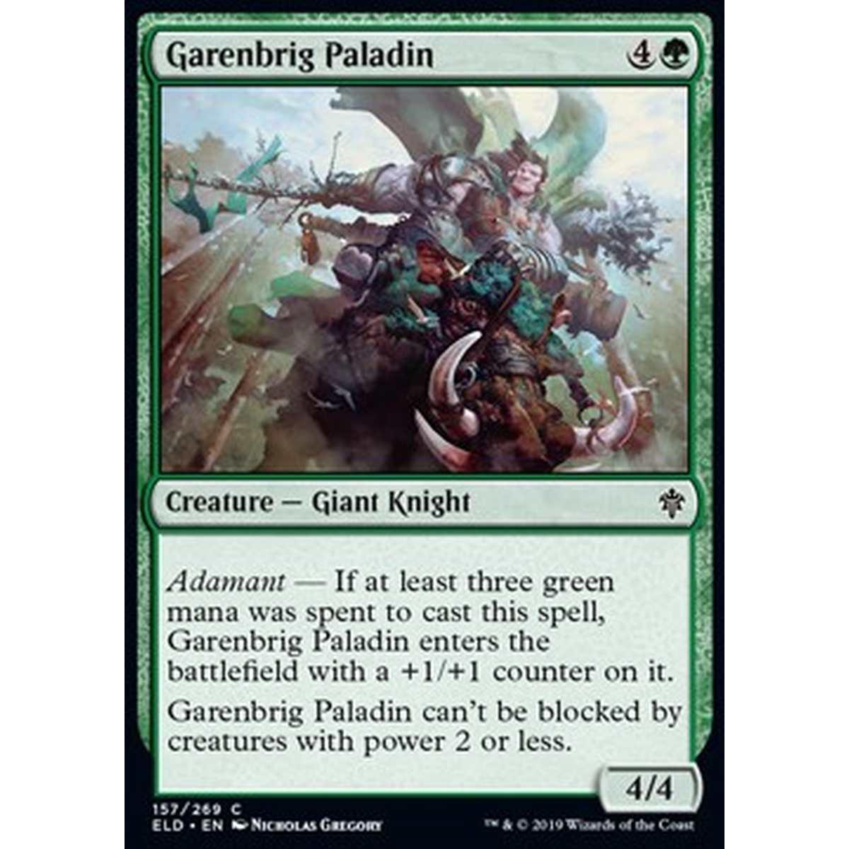 Garenbrig Paladin - Paladino di Garenponte - [ELD] [NM] [Foil]