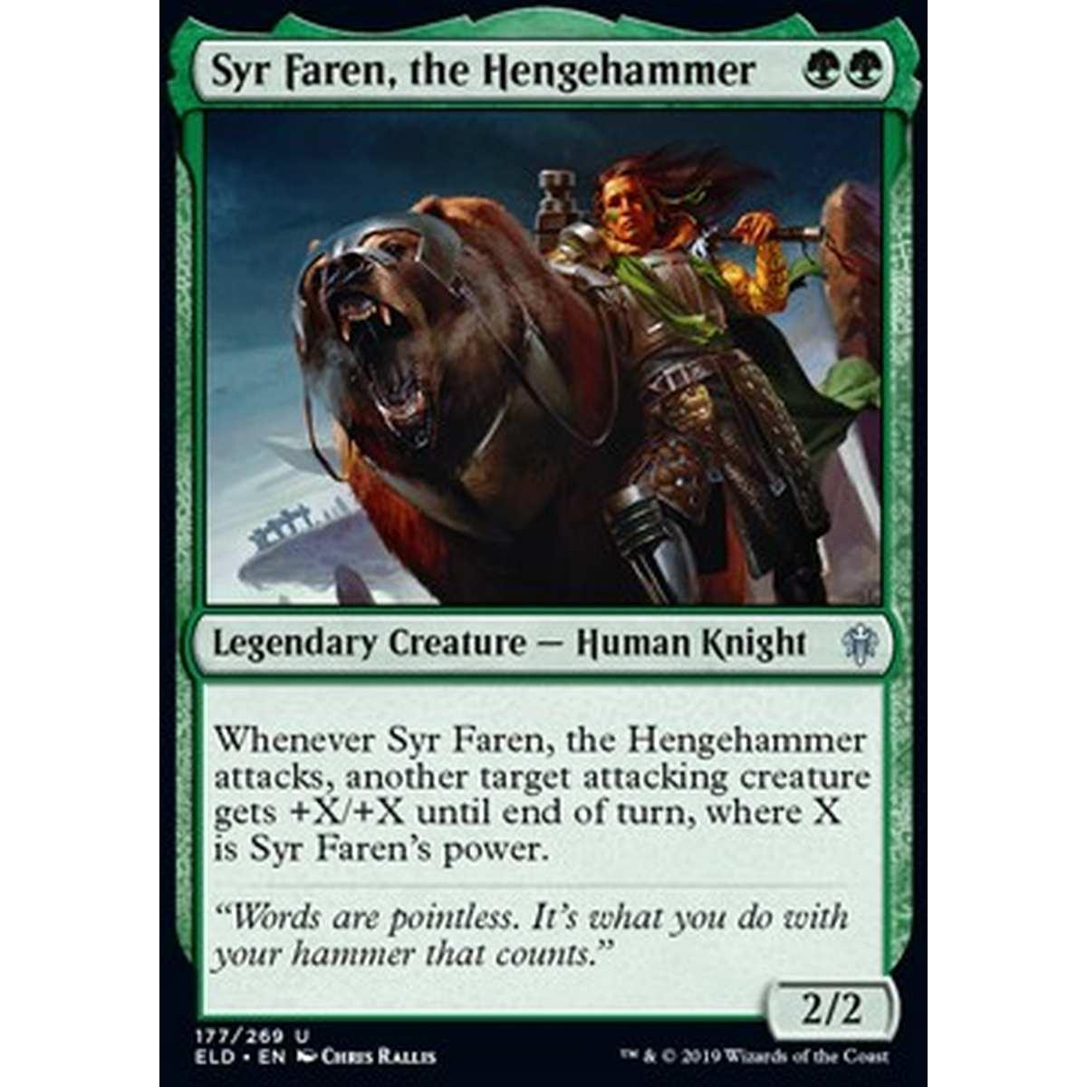 Syr Faren, the Hengehammer - Syr Faren, il Martello del Monolito - [ELD] [NM]