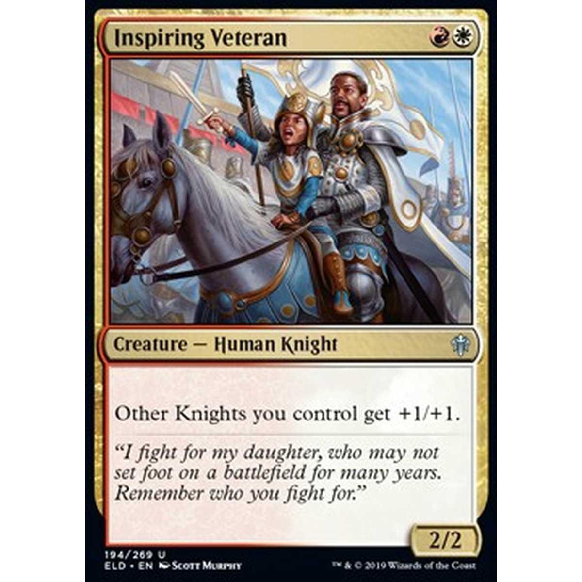Inspiring Veteran - Veterano Ispiratore - [ELD] [NM]