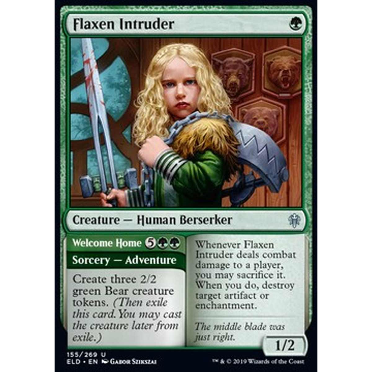 Flaxen Intruder // Welcome Home - Intrusa dai Riccioli d'Oro // Benvenuto a Casa - [ELD] [NM]
