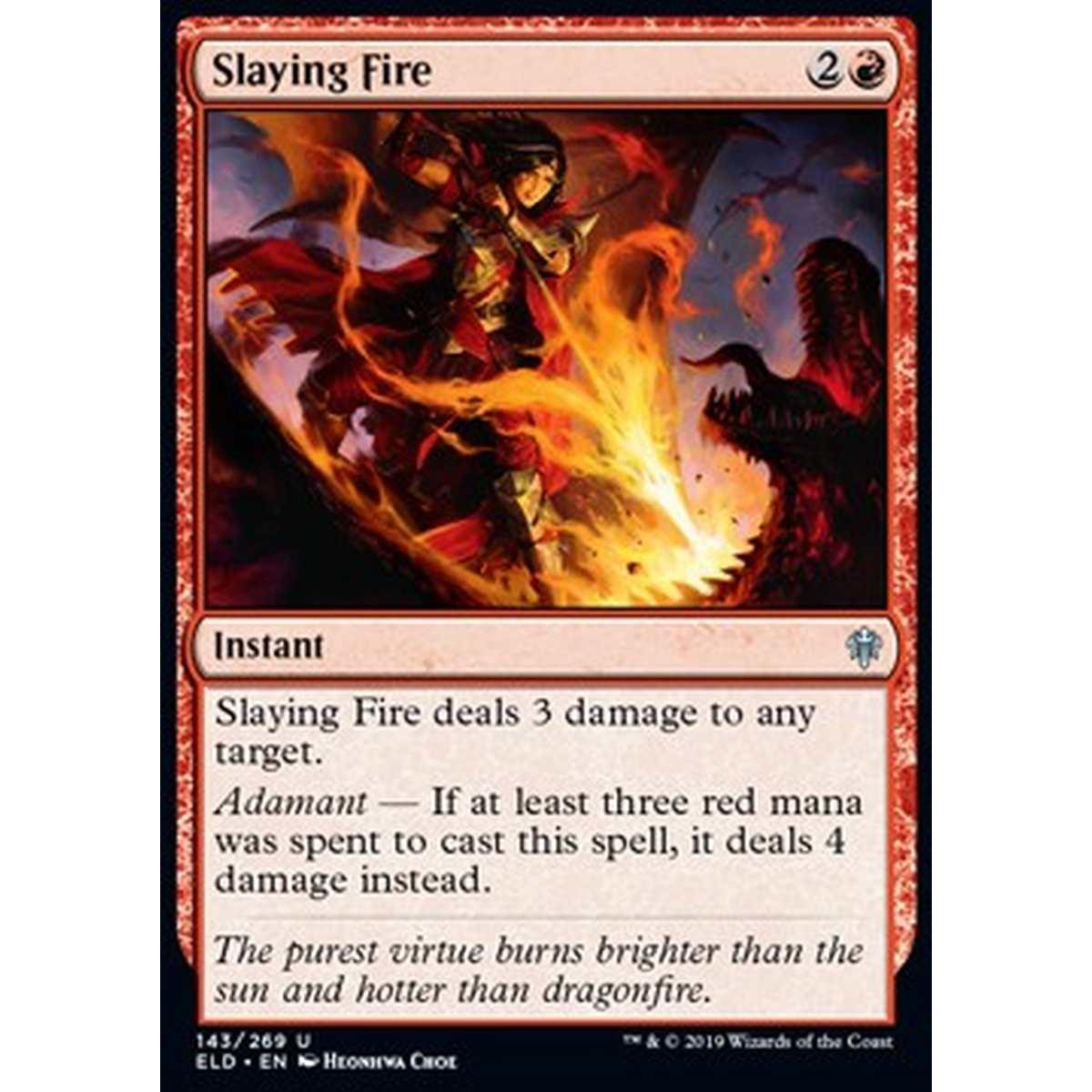 Slaying Fire - Fuoco Sgominante - [ELD] [NM]