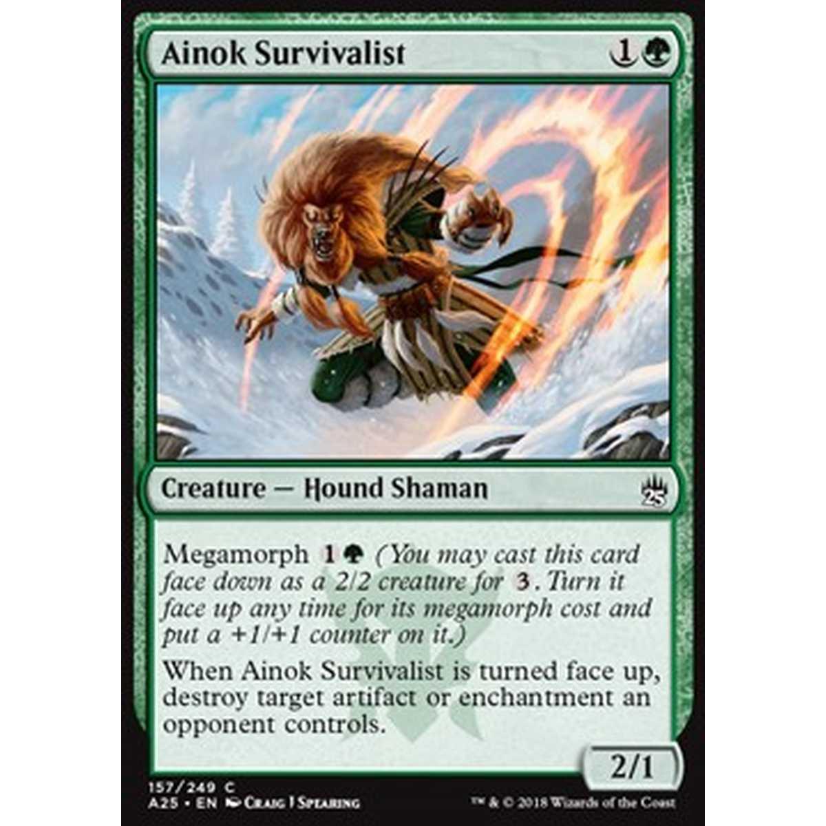Ainok Survivalist - Ainok Survivalist - [A25] [NM] [Foil]