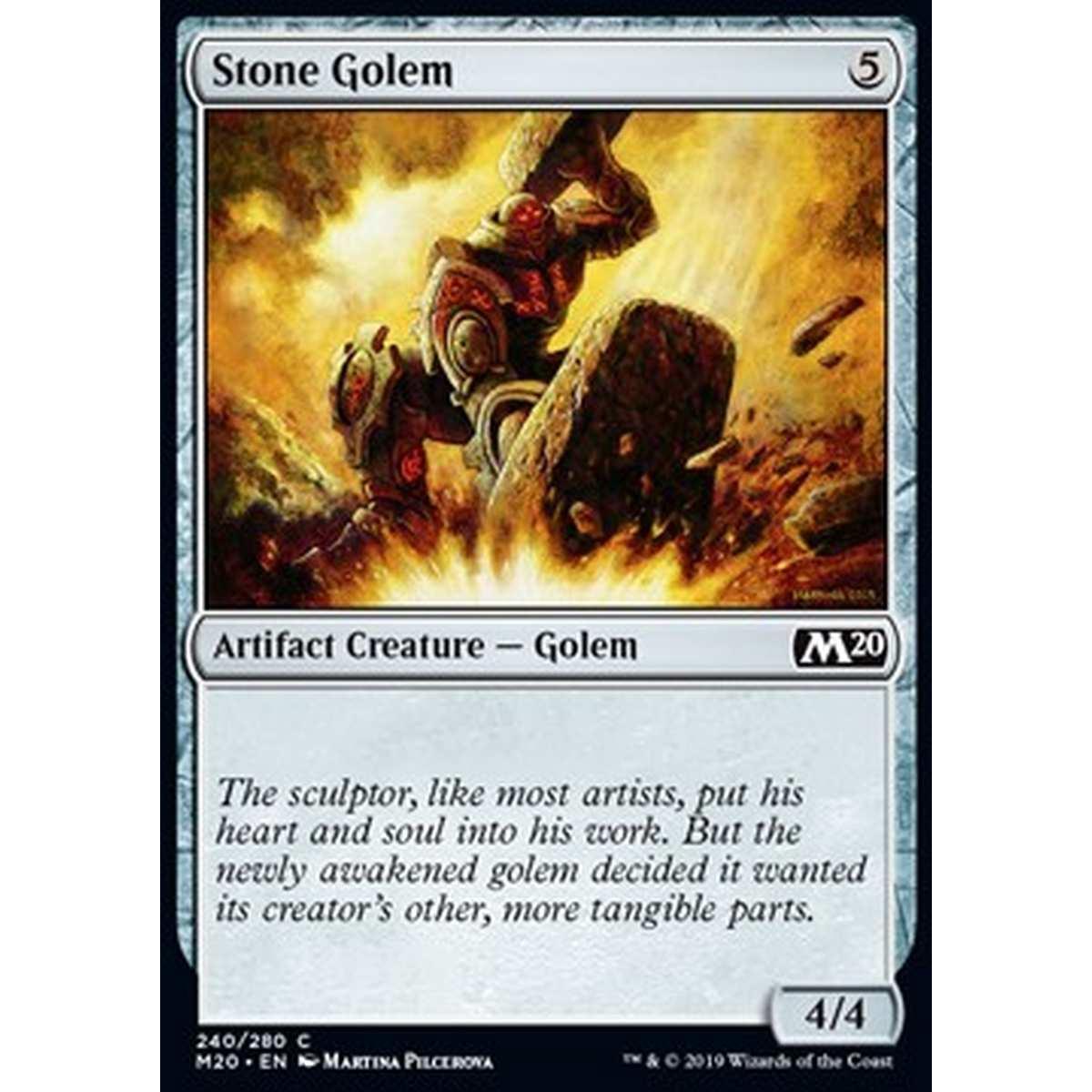 Stone Golem - Golem di Pietra - [M20] [NM] [Foil]
