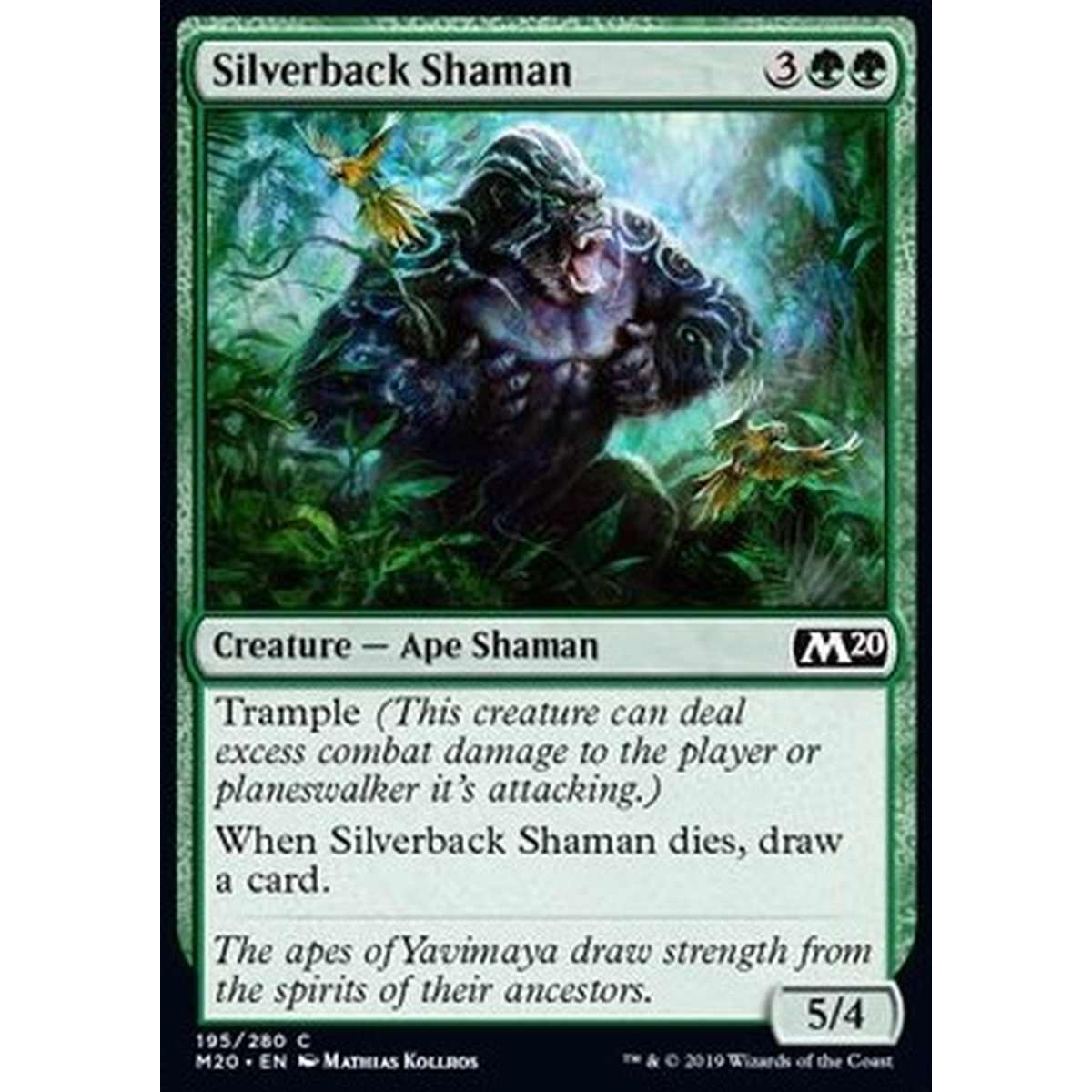 Silverback Shaman - Sciamano Schienargento - [M20] [NM] [Foil]