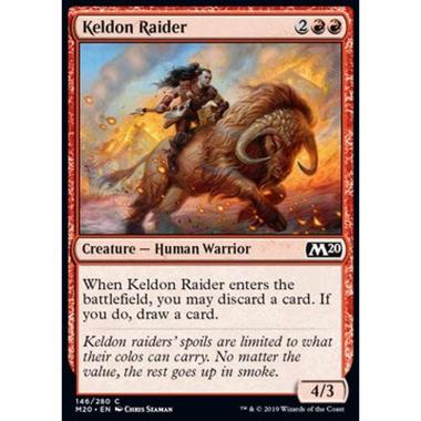 Keldon Raider - Assaltatrice di Keld - [M20] [NM] [Foil]