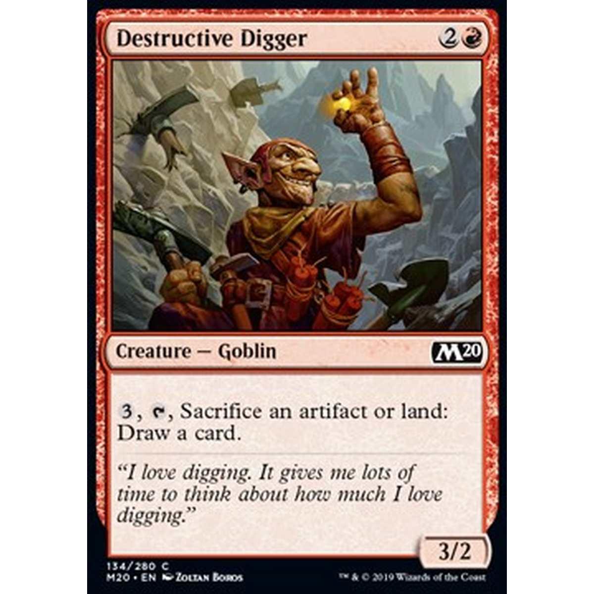 Destructive Digger - Scavatore Distruttivo - [M20] [NM] [Foil]