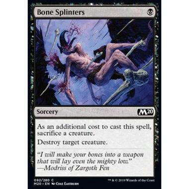 Bone Splinters - Schegge d'Osso - [M20] [NM] [Foil]