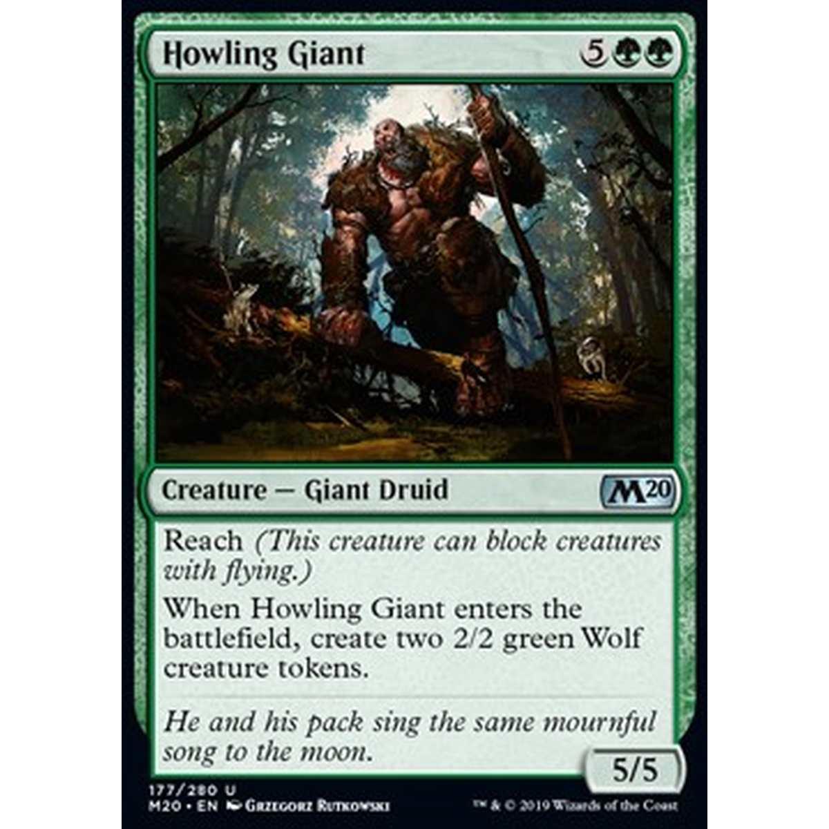 Howling Giant - Gigante Urlante - [M20] [NM] [Foil]