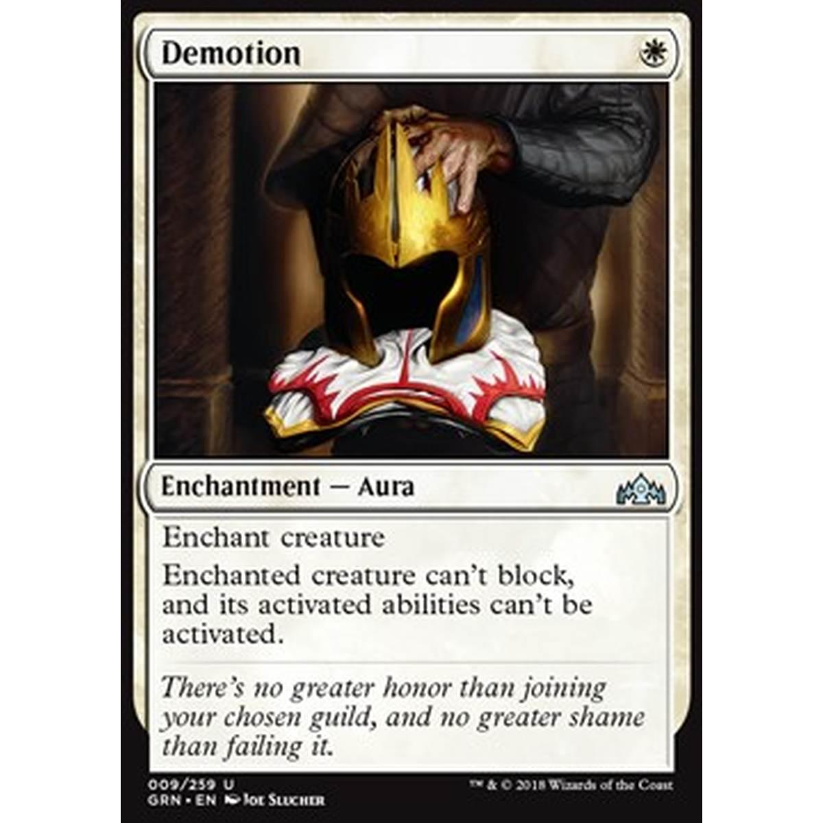 Demotion - Degradazione - [GRN] [NM]