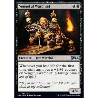 Vengeful Warchief - Condottiero Vendicativo - [M20] [NM]