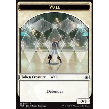 Wall Token (White 0/3) - Wall Token (White 0/3) - [WAR] [NM]