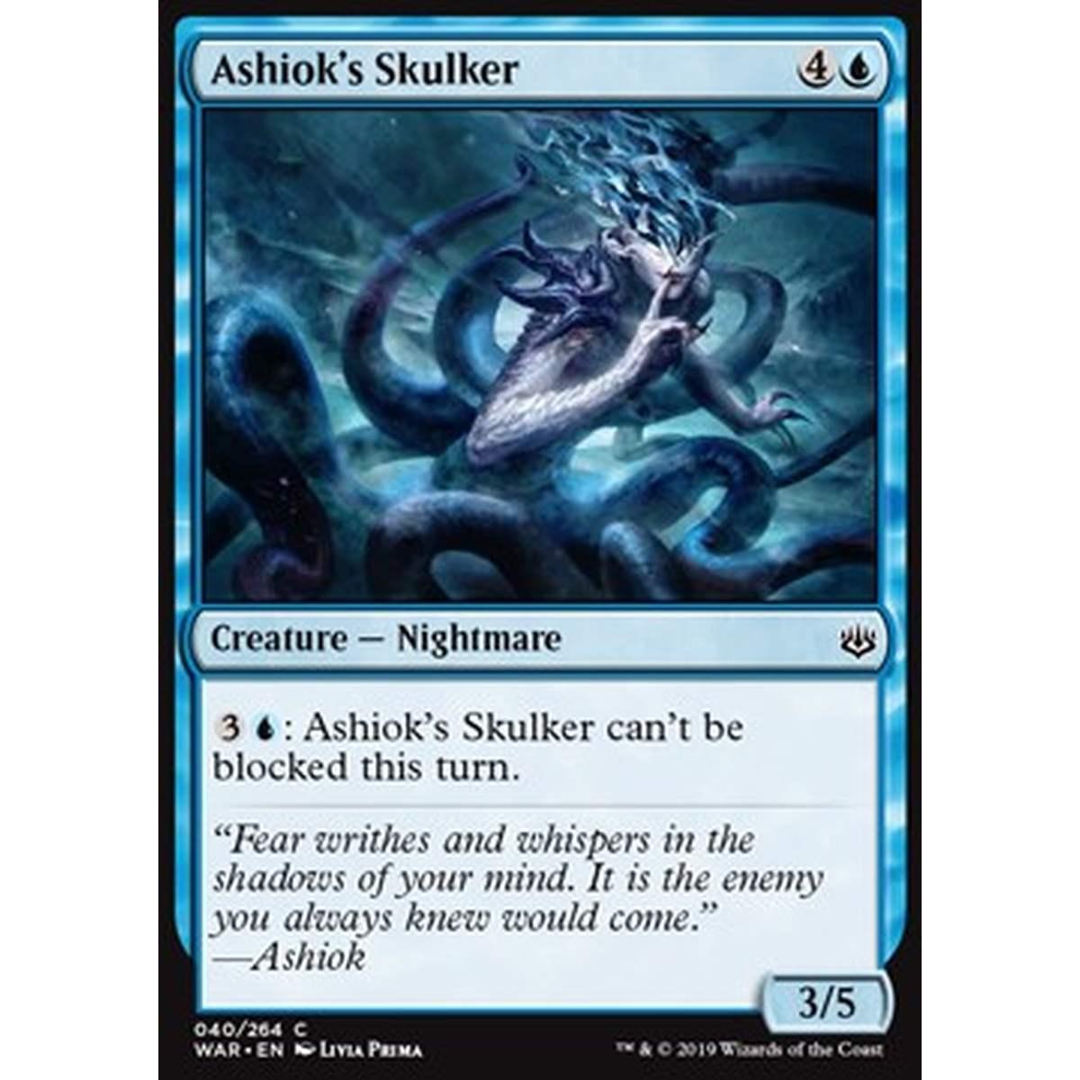 Ashiok's Skulker - Furtiva di Ashiok - [WAR] [NM] [Foil]