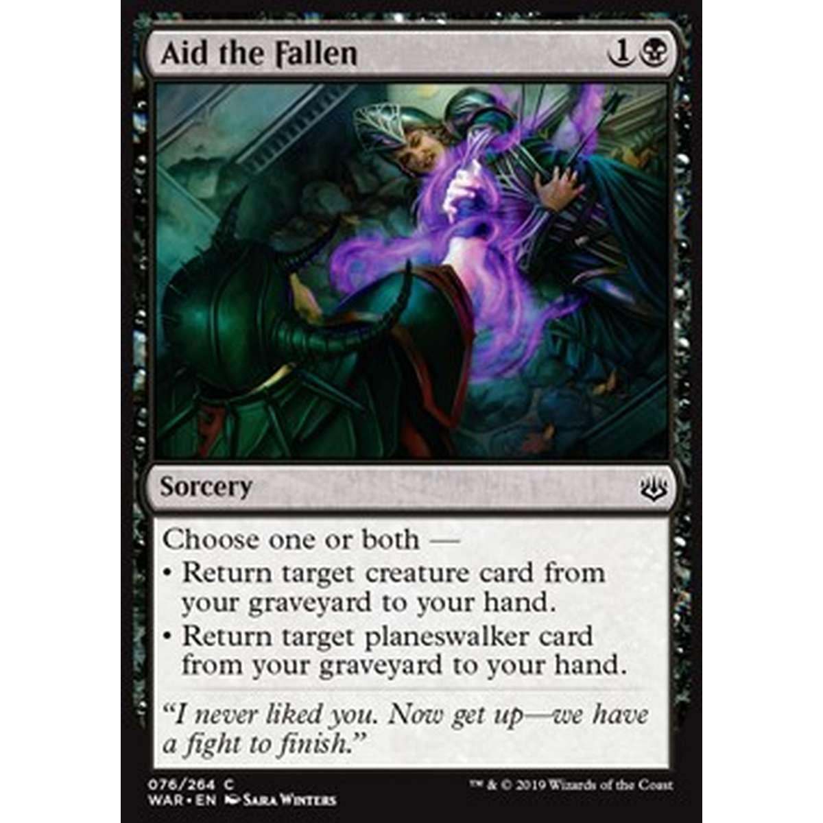 Aid the Fallen - Aiutare i Caduti - [WAR] [NM] [Foil]