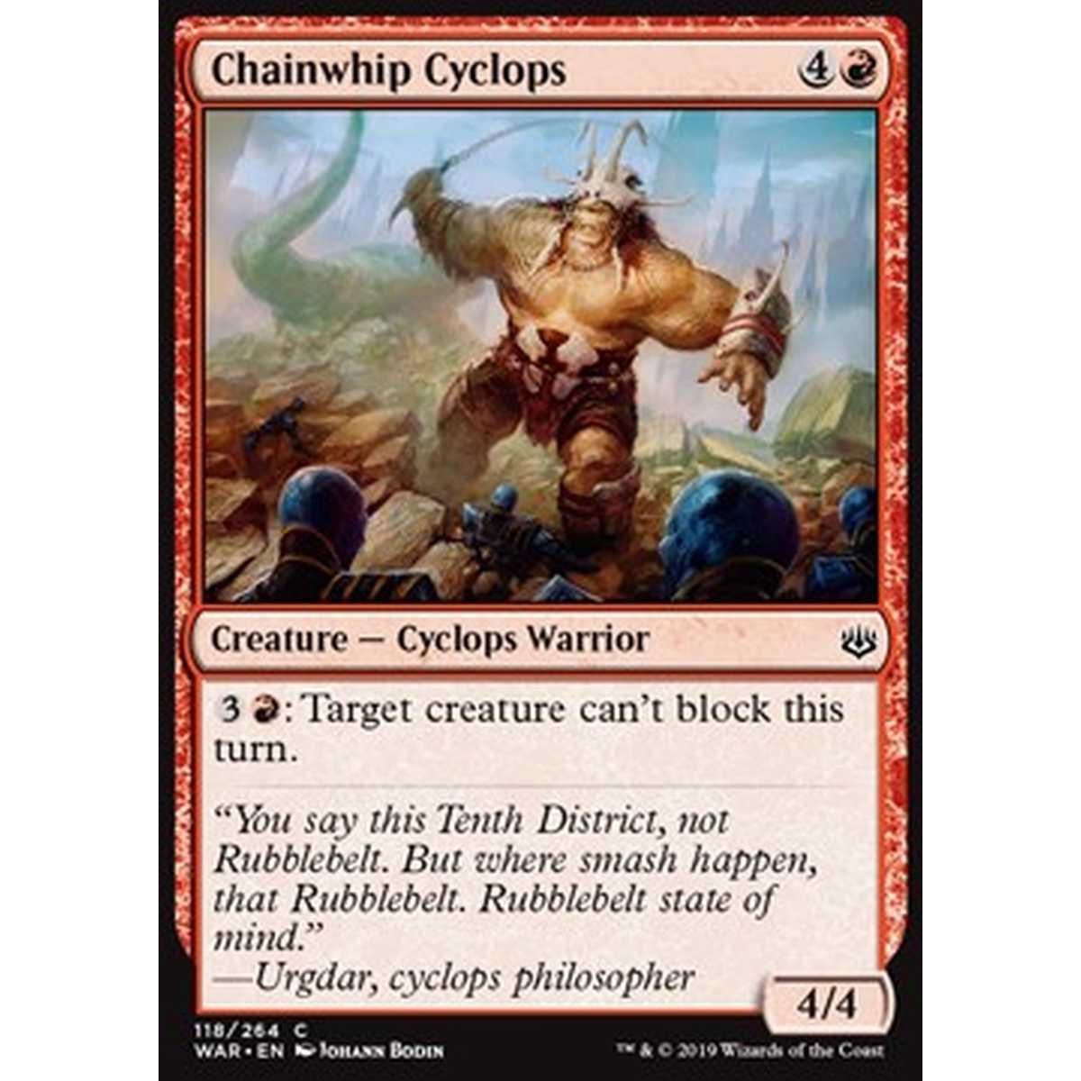 Chainwhip Cyclops - Ciclope Sferzacatene - [WAR] [NM] [Foil]