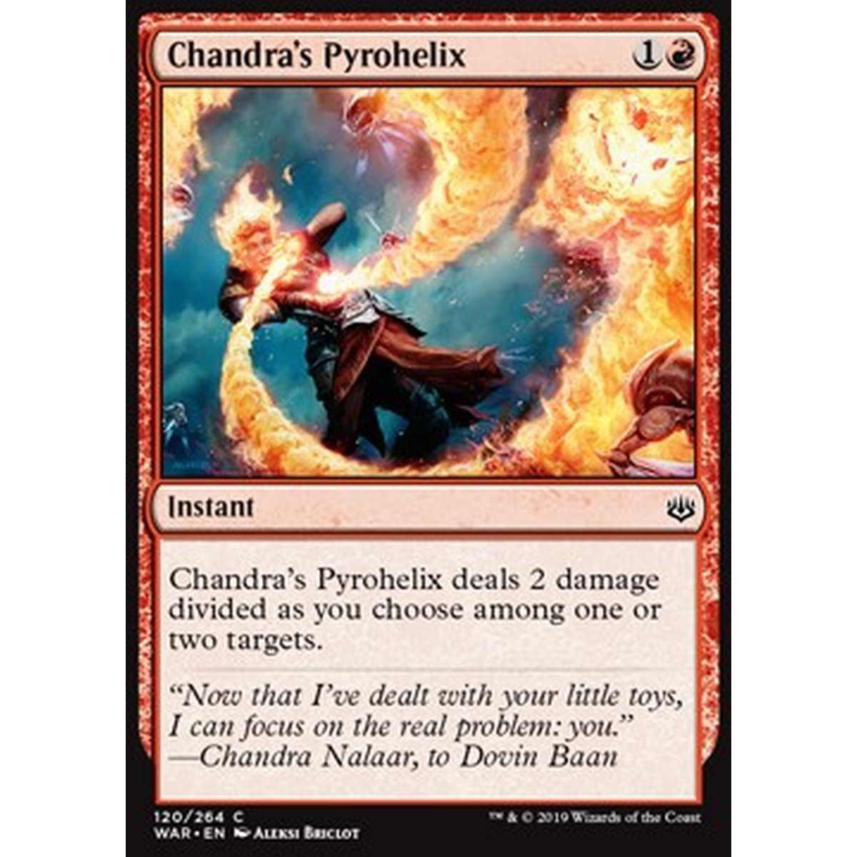 Chandra's Pyrohelix - Piroelica di Chandra - [WAR] [NM] [Foil]