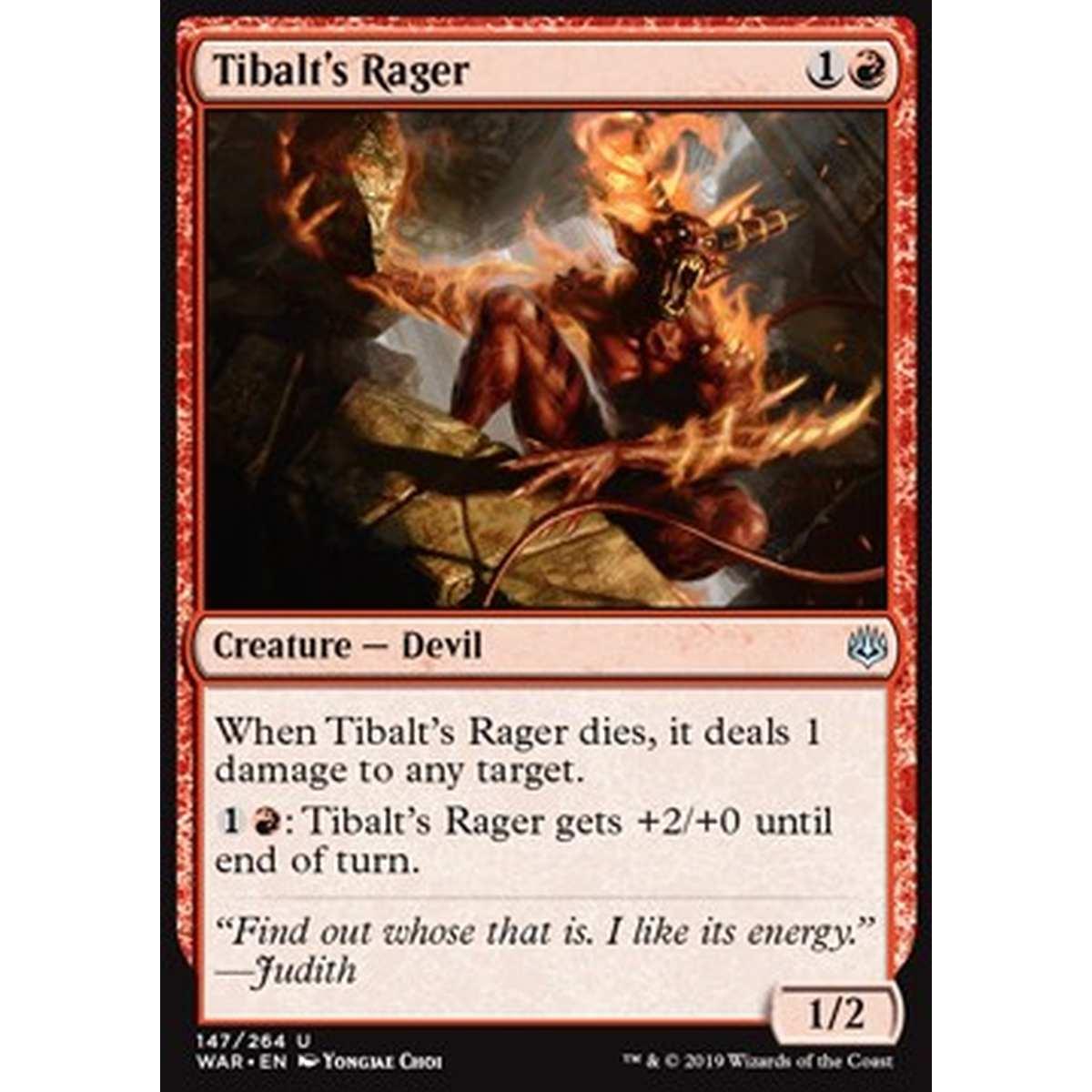 Tibalt's Rager - Furibondo di Tibalt - [WAR] [NM]