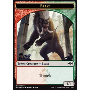 Beast Token (Red and Green 4/4) - Beast Token (Red and Green 4/4) - [RNA] [NM]