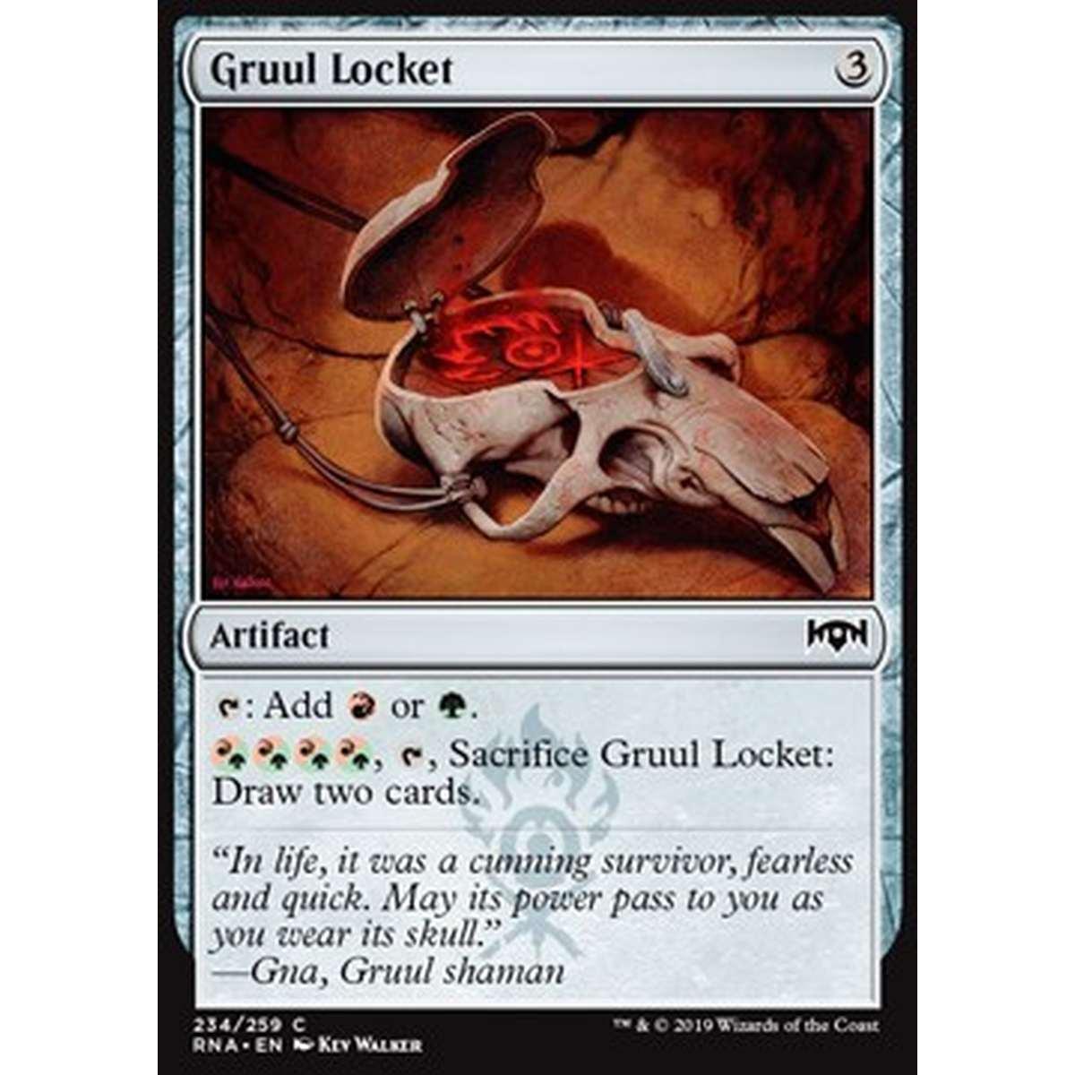 Gruul Locket - Medaglione Gruul - [RNA] [NM] [Foil]