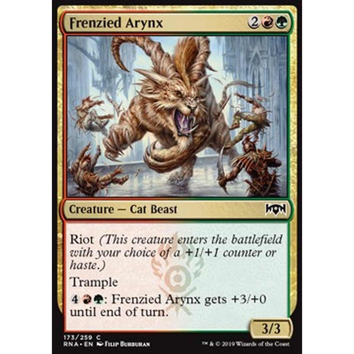 Frenzied Arynx - Arynx Frenetico - [RNA] [NM] [Foil]