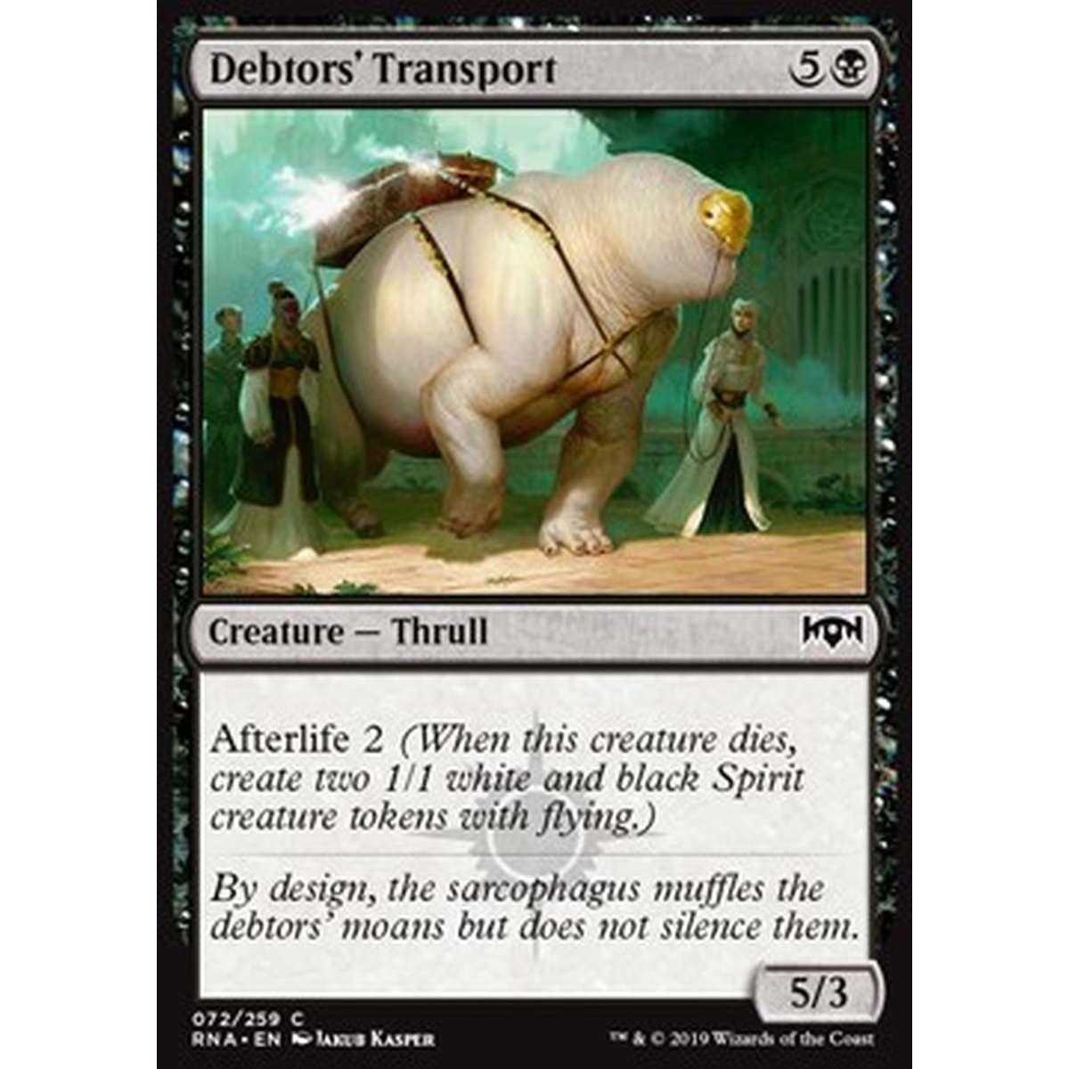 Debtors' Transport - Trasportatore di Debitori - [RNA] [NM] [Foil]