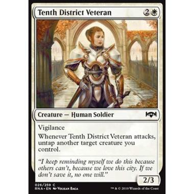 Tenth District Veteran - Veterana del Decimo Distretto - [RNA] [NM] [Foil]