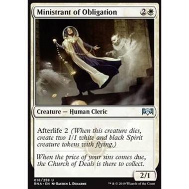 Ministrant of Obligation - Officiante delle Obbligazioni - [RNA] [NM]
