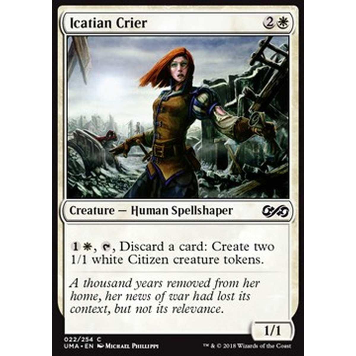 Icatian Crier - Icatian Crier - [UMA] [NM] [Foil]