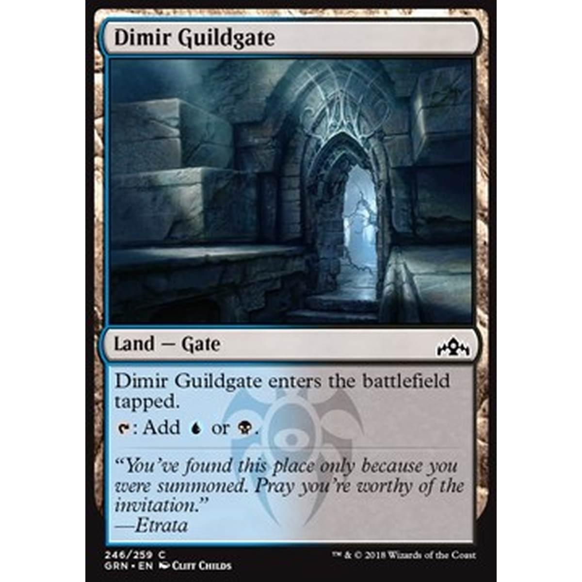 Dimir Guildgate (V.2) - Cancello della Gilda Dimir (V.2) - [GRN] [NM] [Foil]