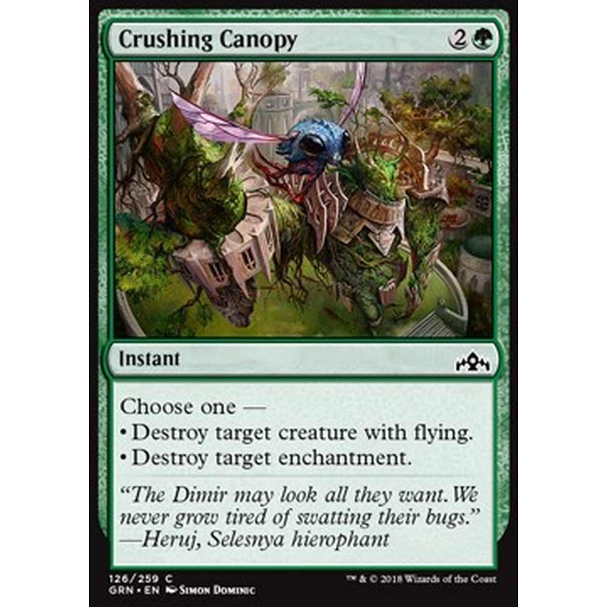 Crushing Canopy - Fronde Stritolanti - [GRN] [NM] [Foil]