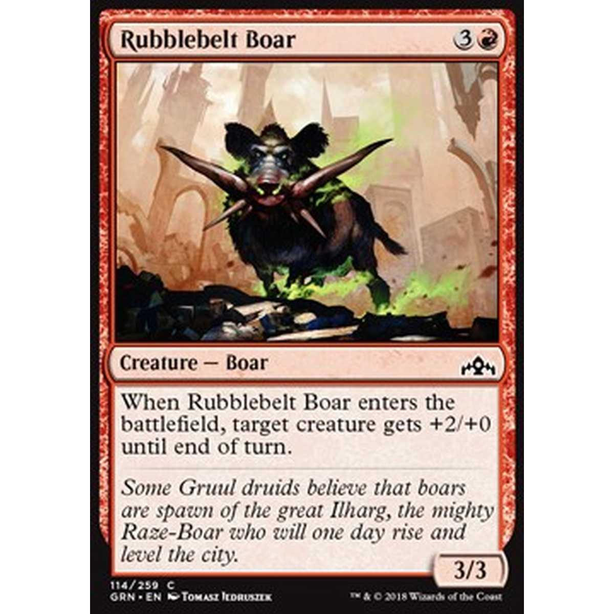 Rubblebelt Boar - Cinghiale della Zona di Macerie - [GRN] [NM] [Foil]