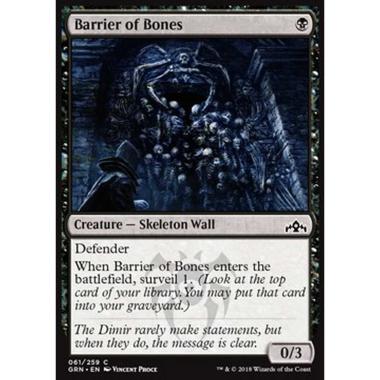 Barrier of Bones - Barriera d'Ossa - [GRN] [NM] [Foil]