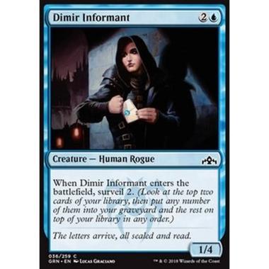 Dimir Informant - Informatrice Dimir - [GRN] [NM] [Foil]